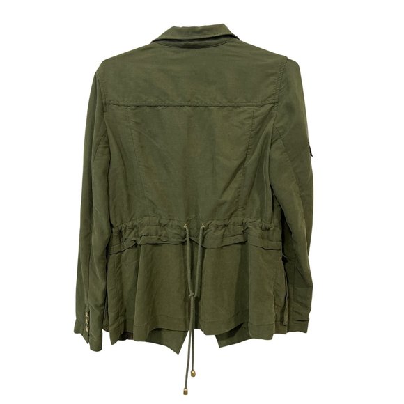 Daughters Of The Liberation Double Breasted Military Jacket Womens 6 Olive Green - Picture 2 of 6